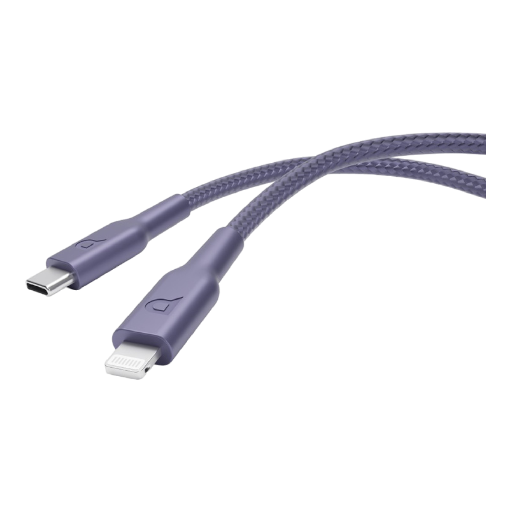 Powerology New Braided Type-C to Lightning Cable 1.2M PD 60W - Purple - alAsil